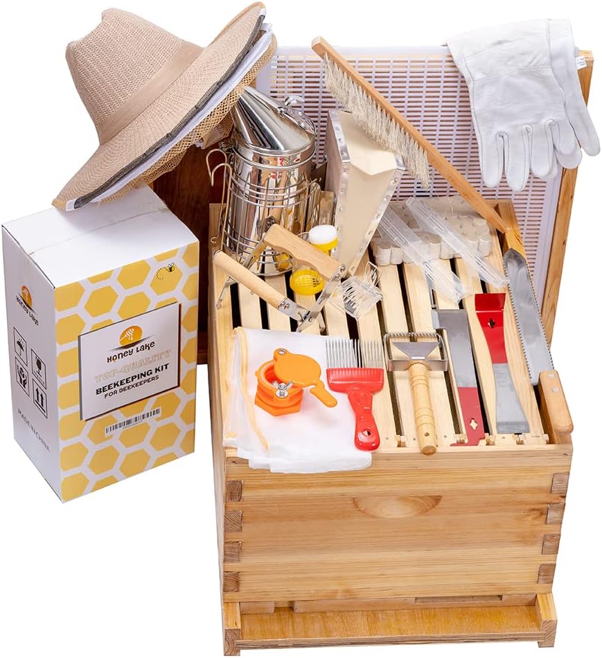 Honey Lake 8 Frame Beehive Starter Kit